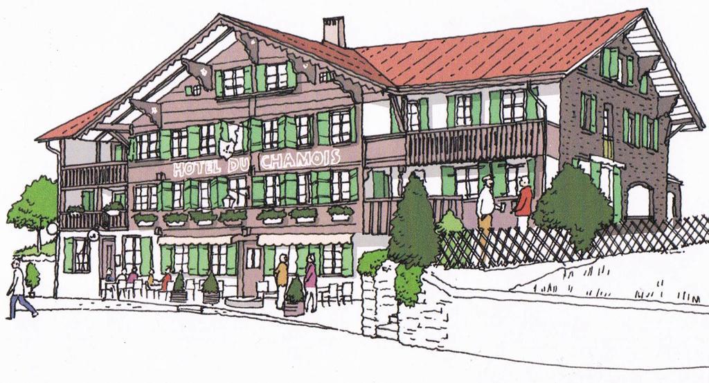 Hotel Du Chamois L'Etivaz Eksteriør bilde